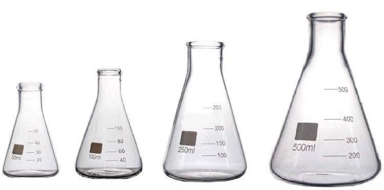 Conical Pot (Erlenmeyer) with Different Pupils