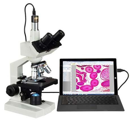 Digital Trinocular Microscope.